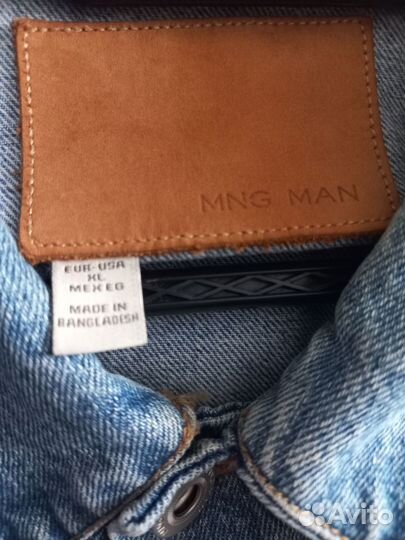 Мужская джинсовая куртка, Mango, xl