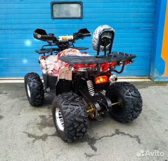 Детский квадроцикл Yamaha Aerox 125 красный
