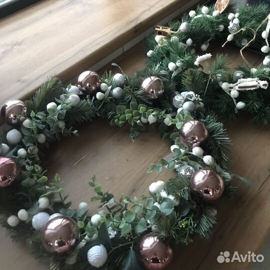 Венок новогодний икеа