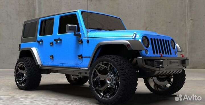 Диски 4Play 22x12 5x127 ET-44 Jeep Wrangler