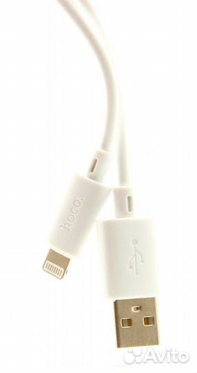 USB Кабель для Apple/iPhone hoco X88, 2,4A, 1м. Бе