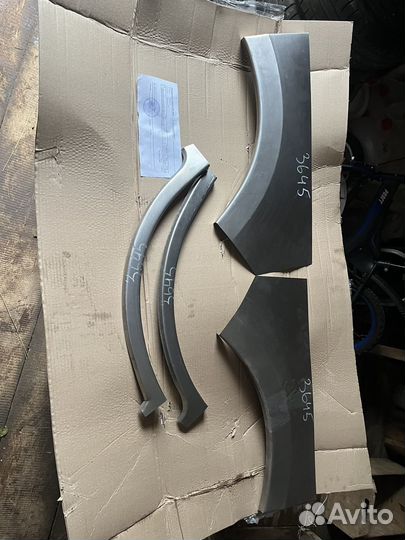 Задние арки subaru forester SH