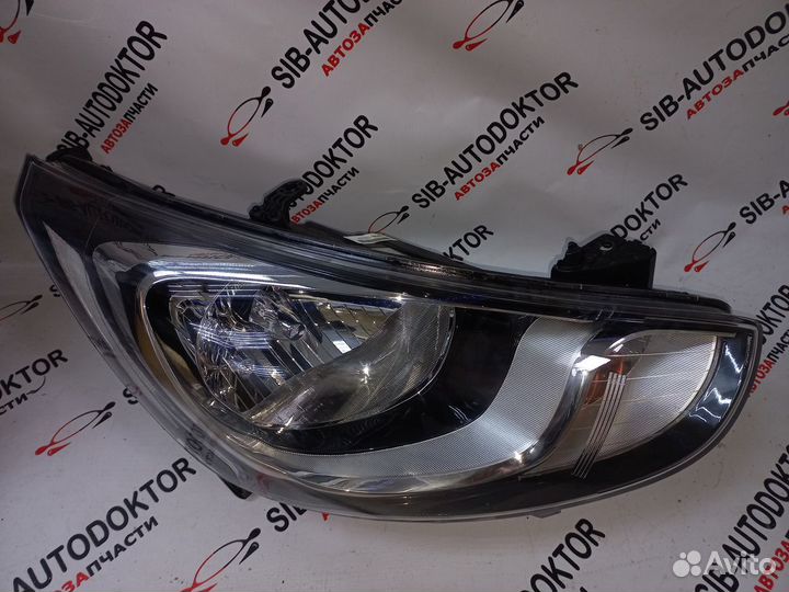 Фара правая на hyundai accent 2010