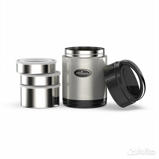 Термос biostal NR-1800 широкое горло 1.8л 3 конт