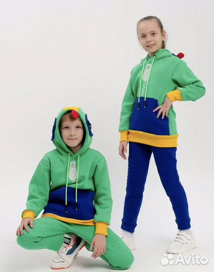 Толстовка leon brawl stars для мальчиков и девочек