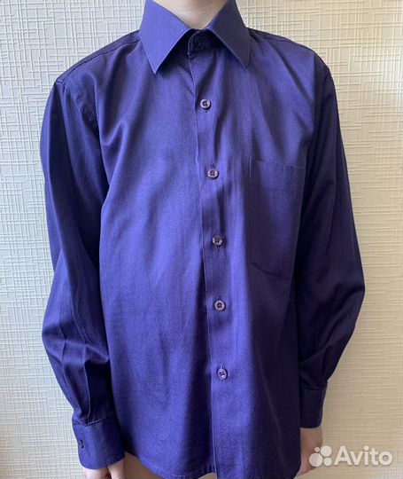 Рубашка для мальчика 128-134, б/у