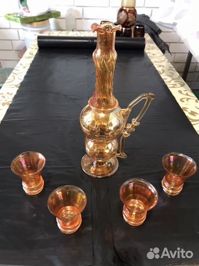 Рюмки с графином bogemia чехия