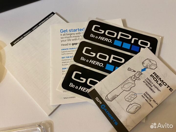 Коробка от GoPro hero 4 silver + доп. части