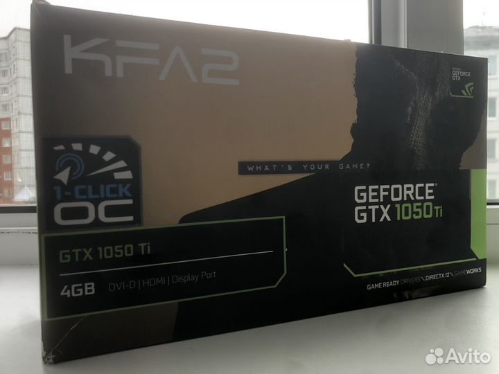 Видеокарта KFA2 GTX1050Ti
