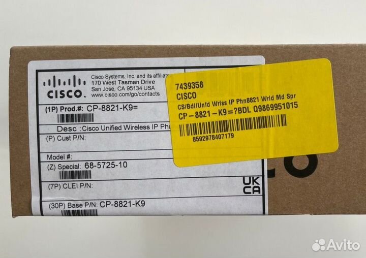 Cisco CP-8821-K9 IP-телефон