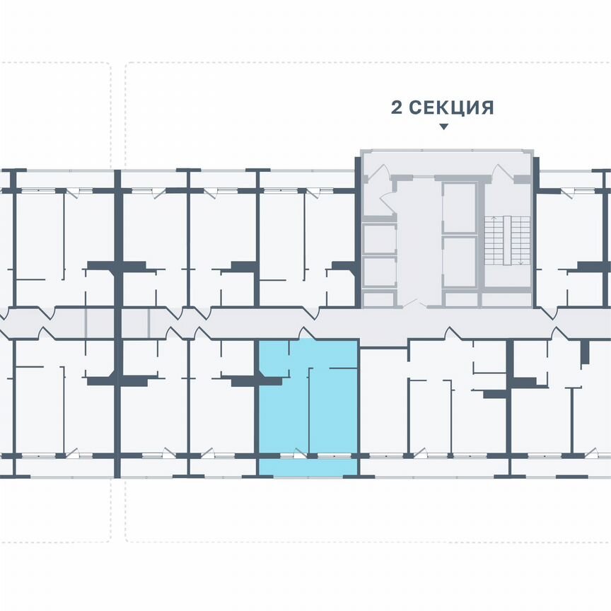 1-к. квартира, 33,6 м², 12/22 эт.