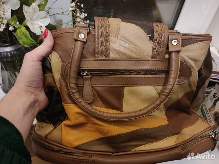 Кожананая сумка