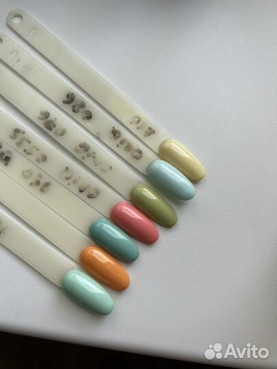 Гель лаки по половине