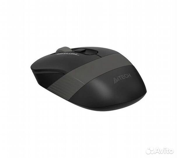 Беспроводная мышь A4Tech Fstyler FG10, черный/серы