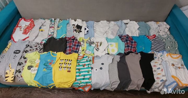 Боди, песочники-H&M, Crokid, Baby GO, 62-92 размер