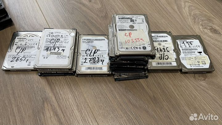 Б/У рабочие жесткие диски 2.5 и 3.5