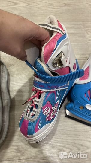 Коньки детские раздвижные