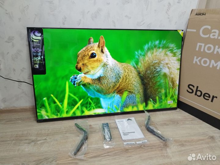 Телевизор новый SMART TV sber 50