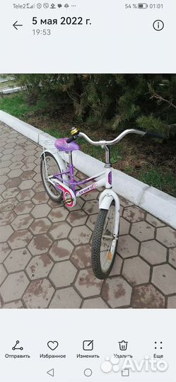 Продам детский велосипед для девочки