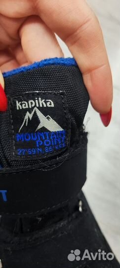 Ботинки зимние для мальчика 34