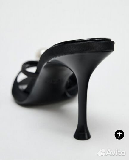 Новые босоножки Zara с бусиной, р.40