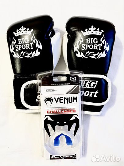 Боксерские перчатки и капы для подростка