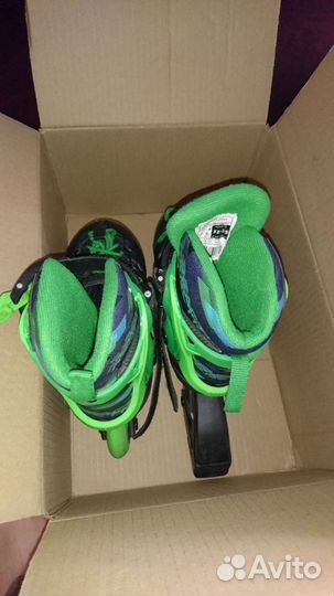 Роликовые коньки Reaction р-р 32-35