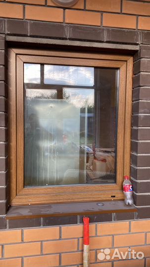 Окна пластиковые бу коричневые