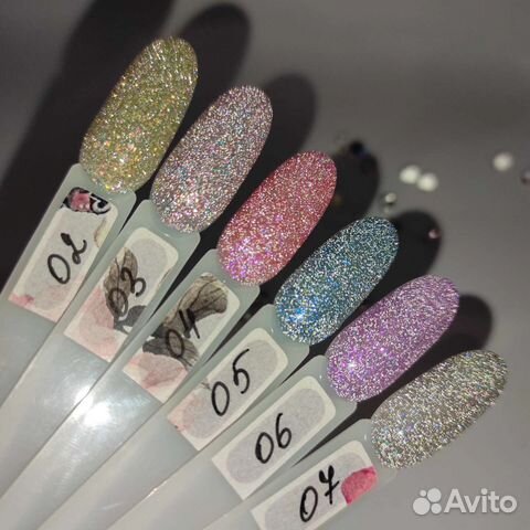 Светоотражающий гель-лак с поталью Global fashion