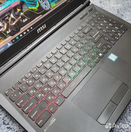 Игровой ноутбук MSI i7/GTX1050/32озу