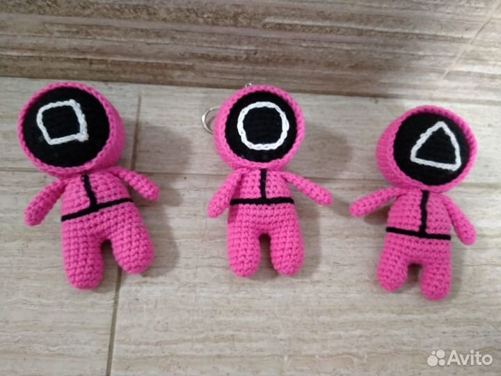 Игрушка, брелок «игра в кальмара»