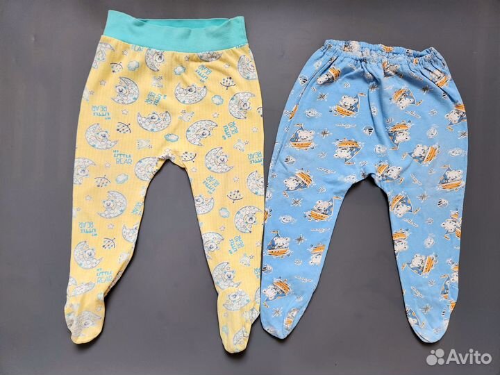 Боди, ползунки, песочник 80-86