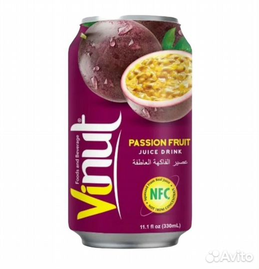 Сокосодержащие напитки и нектары Vinut