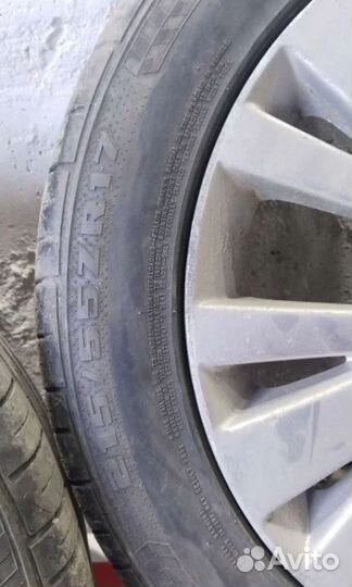 Колеса Литые диски r17 5x114.3 шины 215/55