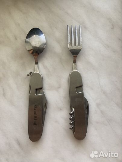 Ложка и вилка, открывашка трансформер