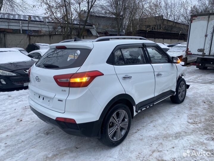 Hyundai Creta 2.0 AT, 2019, битый, 43 000 км