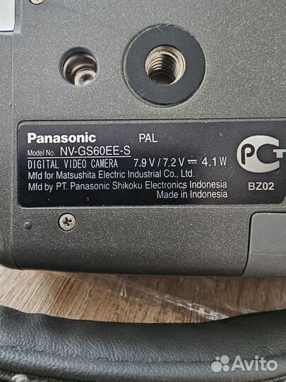 Видеокамера panasonic nv-gs60