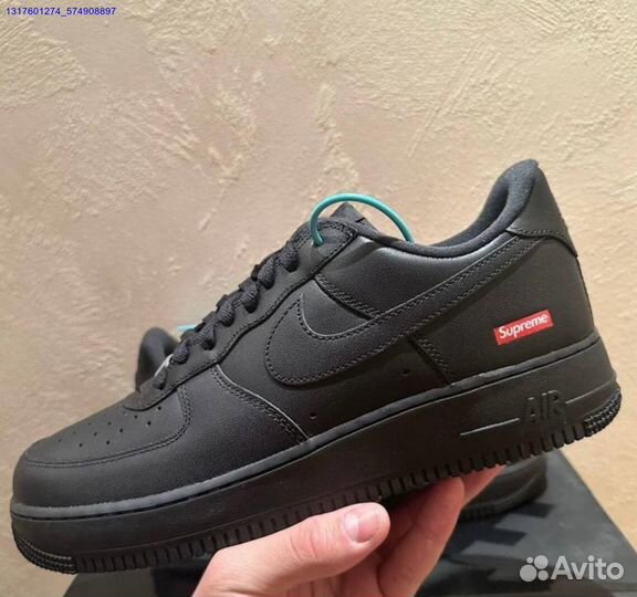 Кроссовки nike air force 1 supreme оригинал Poizon