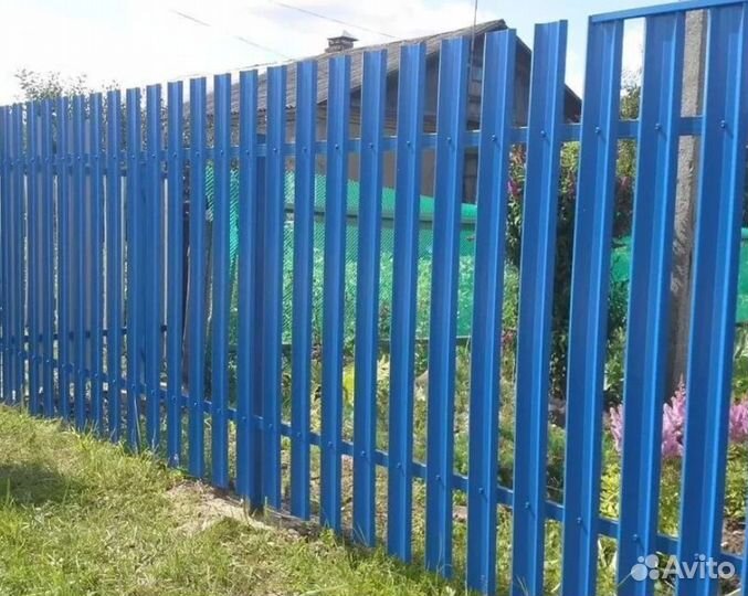Забор металлический,калитки под ключ