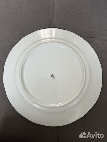 Блюдо 30 см Гуси чешский фарфор