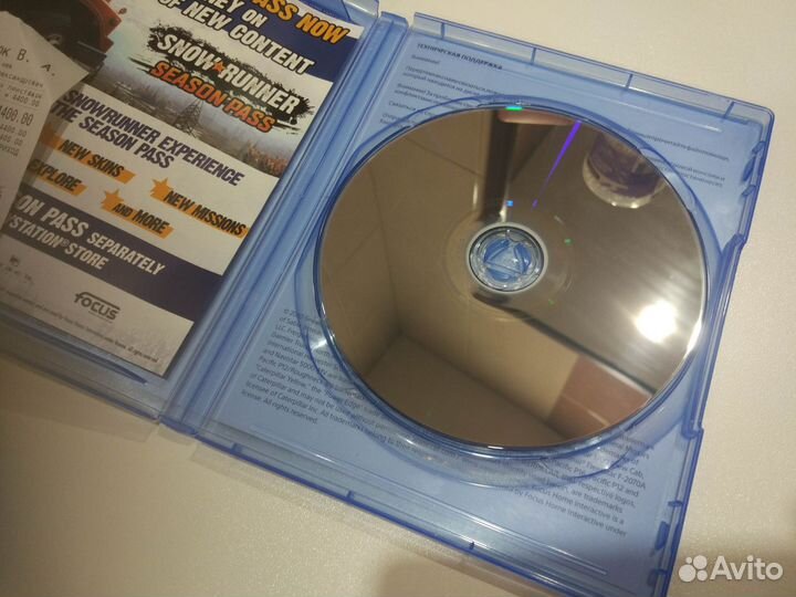 Диск PS4 Snowrunner русский для детей