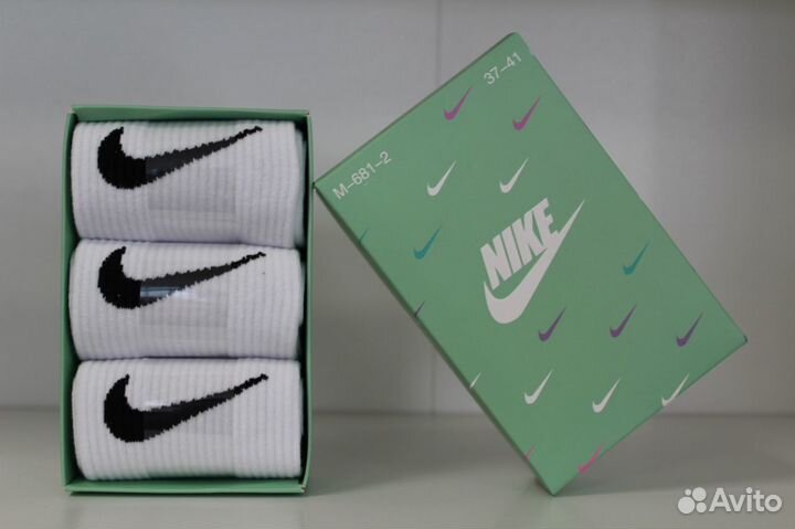 Набор носков Nike 37-41 р новые белые