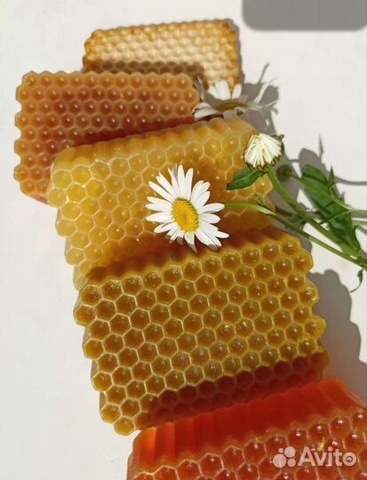 Мыло ручной работы медовое