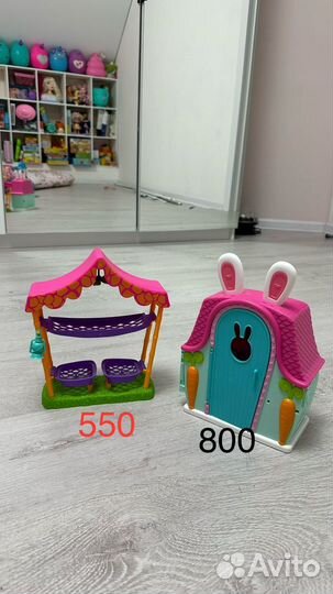 Домики для кукол, свинка пеппа, аксессуары