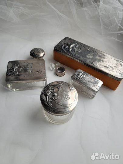 Антикварный набор, 19век Австрия,Moritz Hacker