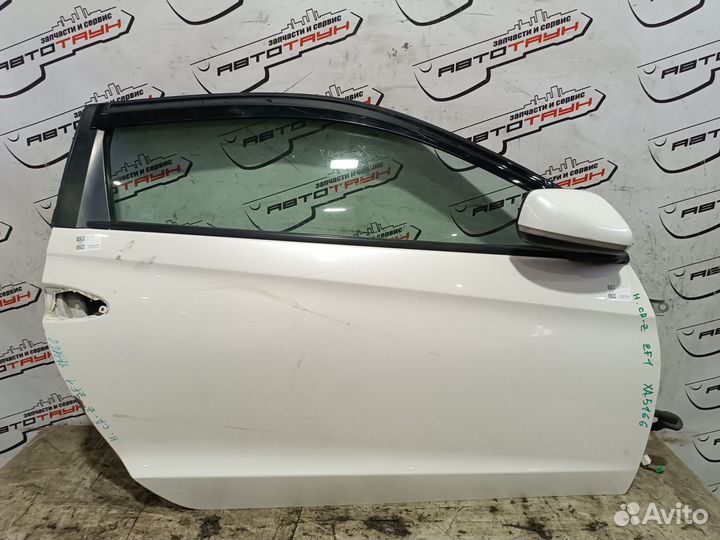 Дверь honda CR-Z ZF1 ZF2 67010sztj00ZZ передняя правая белый, NH624P XA5166