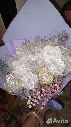 Розочки из искусственные с гипсофилами