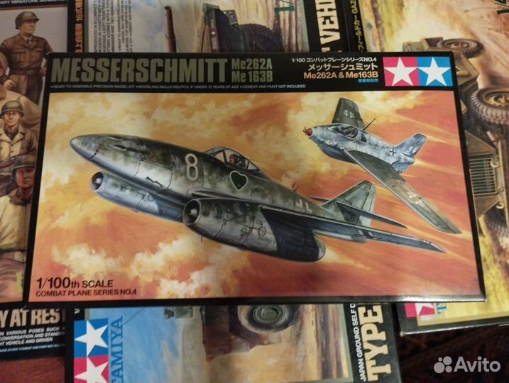 Продам сборные модели Tamiya в 1/48, 1/100