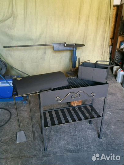 Мангал 5мм.с крышкой