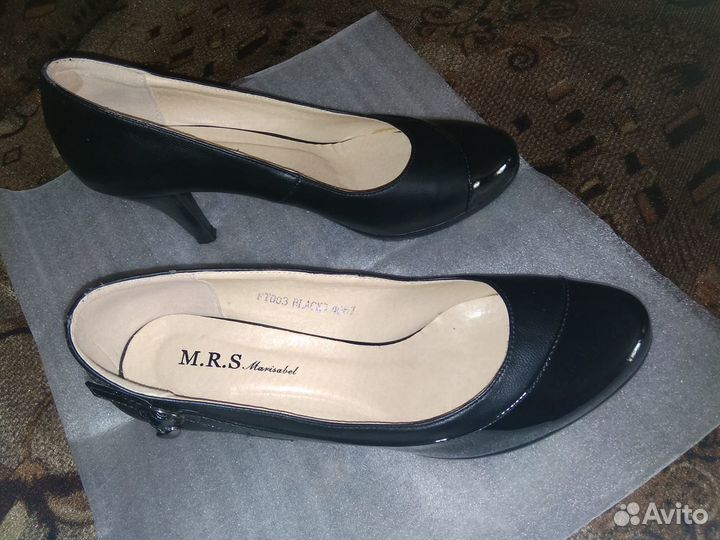 Туфли кожаные